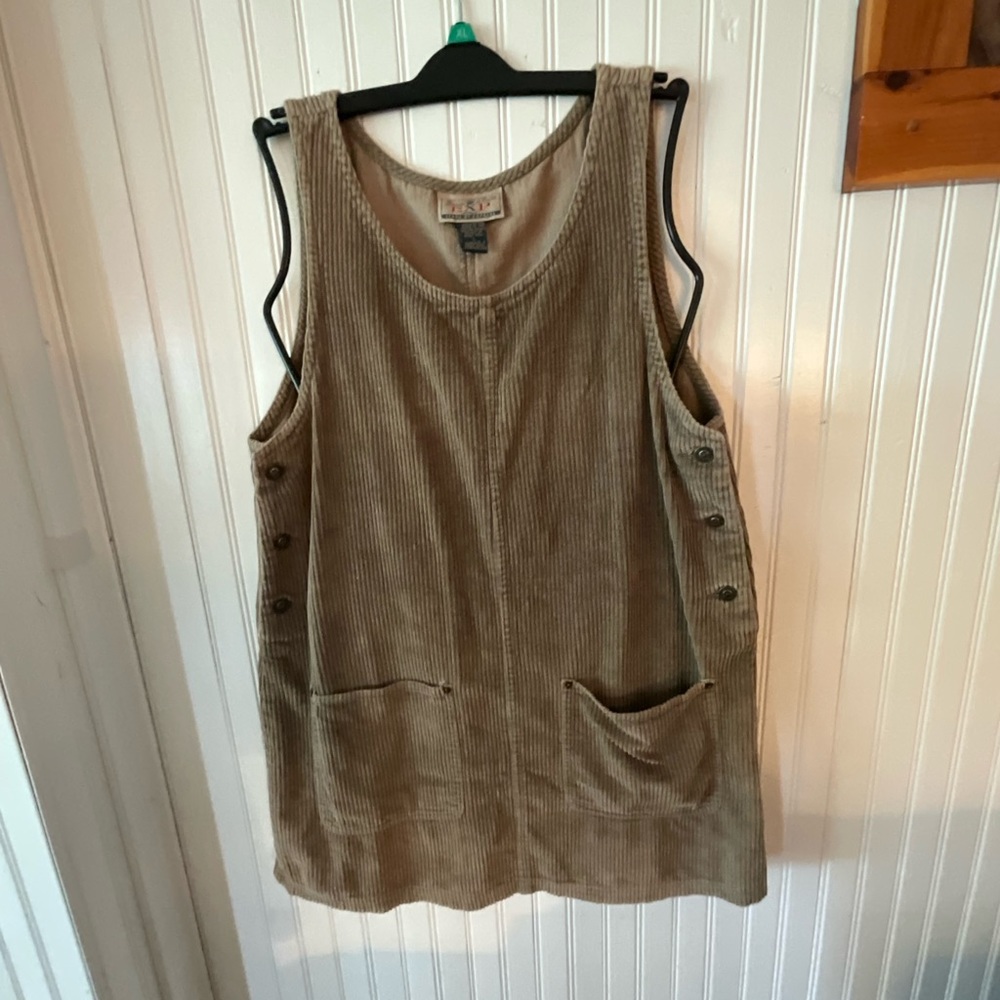 Vintage Express Corduroy Mini Dress (L)